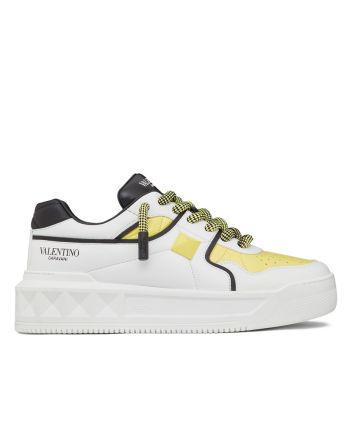 Valentino Unisex One Stud Xl Nappa Leather Low-Top Sneaker